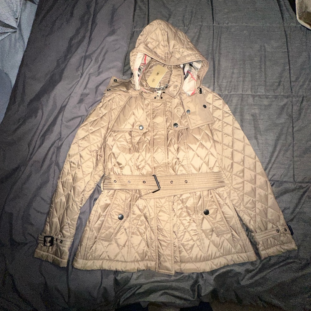 Women’s large Burberry quilted jacket
